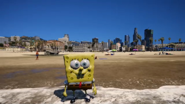 ГТА 5 МОДЫ ГУБКА БОБ КВАДРАТНЫЕ ШТАНЫ! ОБЗОР МОДА В GTA V! ПРИКОЛЫ В МИРЕ ГТА! GTA 5 MODS #97 смотреть онлайн