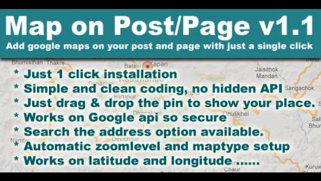 Preview Map on Post Page WordPress WordPress смотреть онлайн