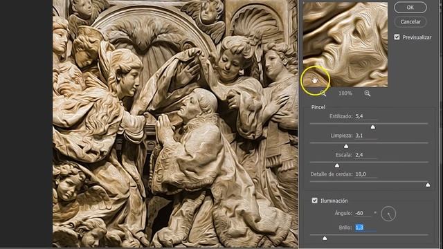 Nuevo filttro de Pintura al oleo en Photoshop CC 2015 смотреть онлайн