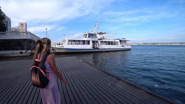 850 Ступенек до МОРЯ!!! Яшмовый Пляж в Крыму!!! Прогулка по Севастопольской набережной 2021!!!! смотреть онлайн