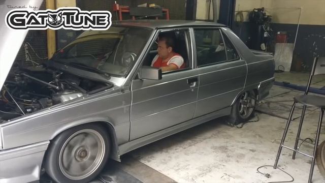Renault 9 1.4 8v TURBO dyno смотреть онлайн