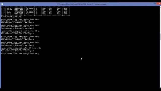 sql(update,alter,drop) смотреть онлайн