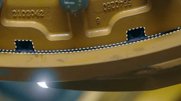 Центрирование поворотного круга грейдера SEM | Обслуживание техники SEM