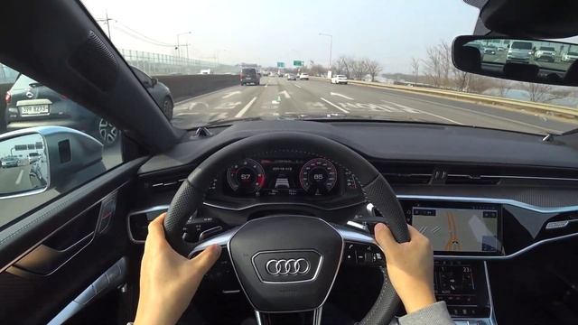 2021 Audi S7 3.0 TDI Quattro POV test drive