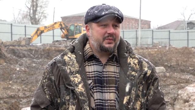 Михайлов. Ноябрь 2021. Завершены археологические работы на месте Архангельского собора смотреть онлайн