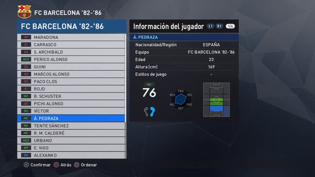 FC BARCELONA '82-'86 (Plantilla + Kits) || PES 2017 PS4 || By Junior Mantis смотреть онлайн