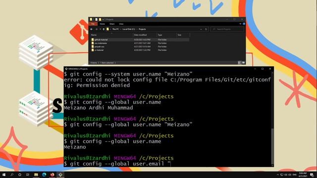 Version Control System dengan git: #4 git config смотреть онлайн