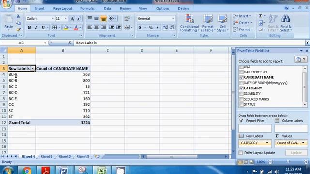 EXCEL PIVOT TABLE IN TELUGU with Example తెలుగు లో || MS-EXCEL TELUGU || Summarize complex data смотреть онлайн