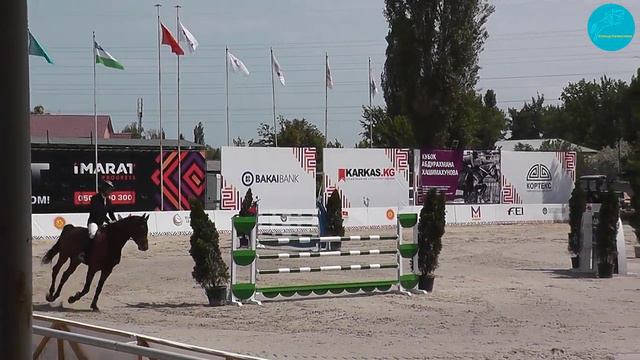 Сабитов Камиль и Д'Артаньян, Кубок памяти А. Хашимахунова 130 см, Бишкек, 12-05-23. смотреть онлайн