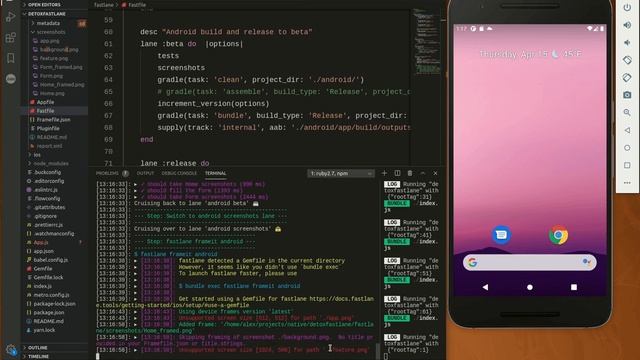 React Native Detox E3E testing and Fastlane CI смотреть онлайн