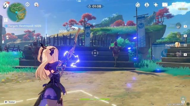 Demonstrate archery techniques to the resistance Genshin Impact смотреть онлайн