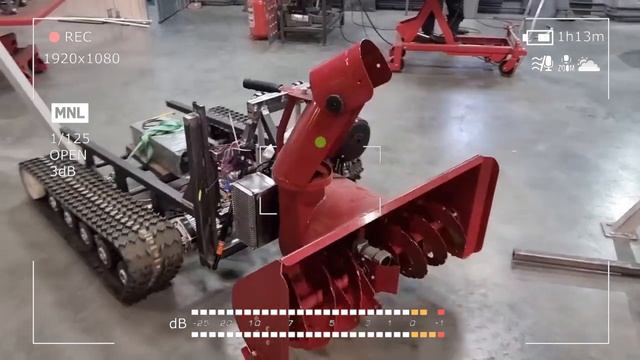 Робот снегоуборщик (испытания) смотреть онлайн