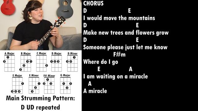 Waiting on a Miracle from Encanto Easy Ukulele Play Along | Cory Teaches Music смотреть онлайн
