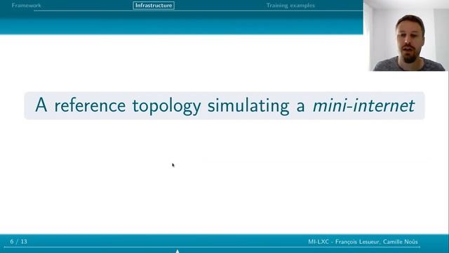 ARES 2021 - MI-LXC: A Small-Scale Internet-Like Environment for Network Security Teaching смотреть онлайн