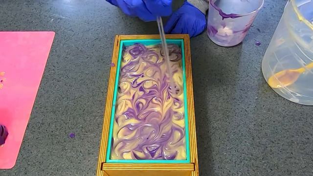 Making and Cutting Luscious Lavender | Cold Process Soap Art | Beach Babe Soapery смотреть онлайн
