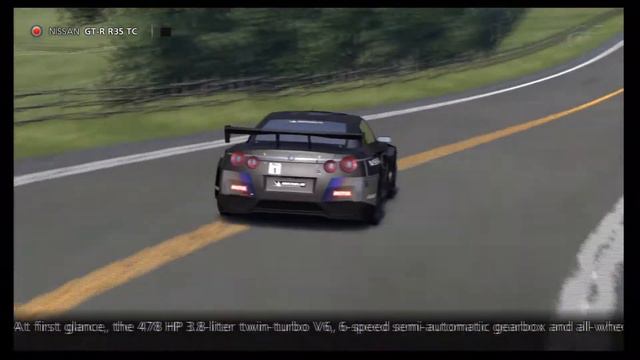 Gran Turismo 5 Nissan GT R R35 TC HD смотреть онлайн