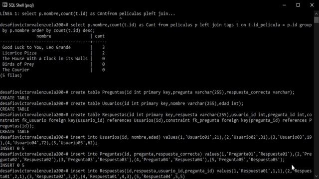 Integridad de datos postgres sql смотреть онлайн