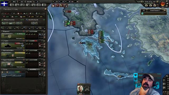 Let's Play Hearts of Iron IV - The Great Stand of Greece - 1.1.0 Beta Patch - Twitch (Part 22) смотреть онлайн