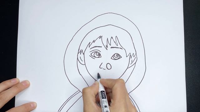 как нарисовать Мигеля из Тайна Коко|How To Draw Miguel From COCO. UN POCO LOCO