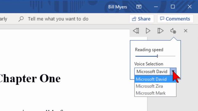 Turn on text to voice in MS Word. Easy way to hear what you are writing. смотреть онлайн