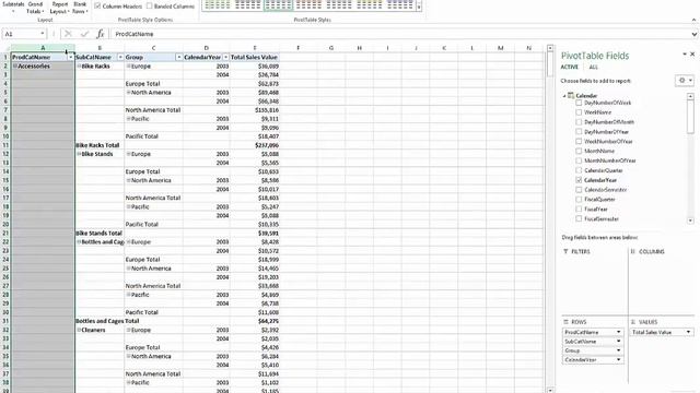 How to Flatten and repeat Row Labels in a Pivot Table смотреть онлайн