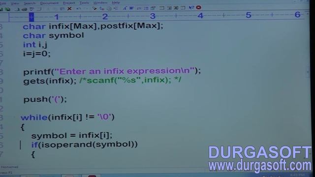 data structures - Infix to Postfix Conversion Stack (Part - 6) By Ramana Sir смотреть онлайн