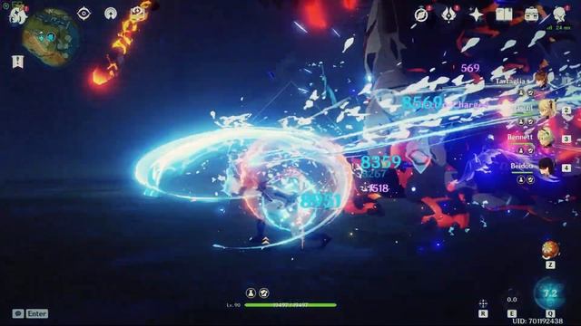 C6 Childe Triple Crowned ! + 1.6 Eelectro Buff Fireworks Comp Showcase | Genshin Impact смотреть онлайн