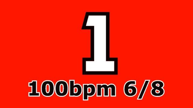 metronome click track 100bpm 6/8 смотреть онлайн