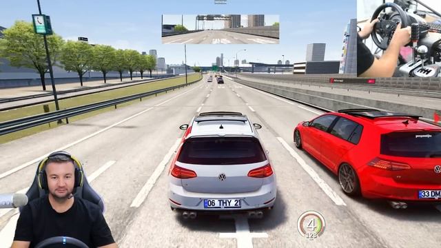 TRAFİKTE GOLF-R İLE TAM GAZ MAKAS !! ASSETTO CORSA смотреть онлайн