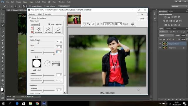 Sangat Mudah Cara Blur Background Pakek Plugins Alien Bokeh 2 смотреть онлайн