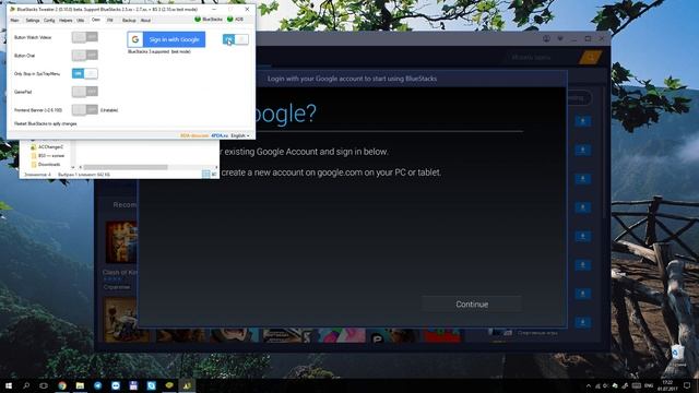 BSTweaker 2. How to use BlueStacks 3 without Google login смотреть онлайн
