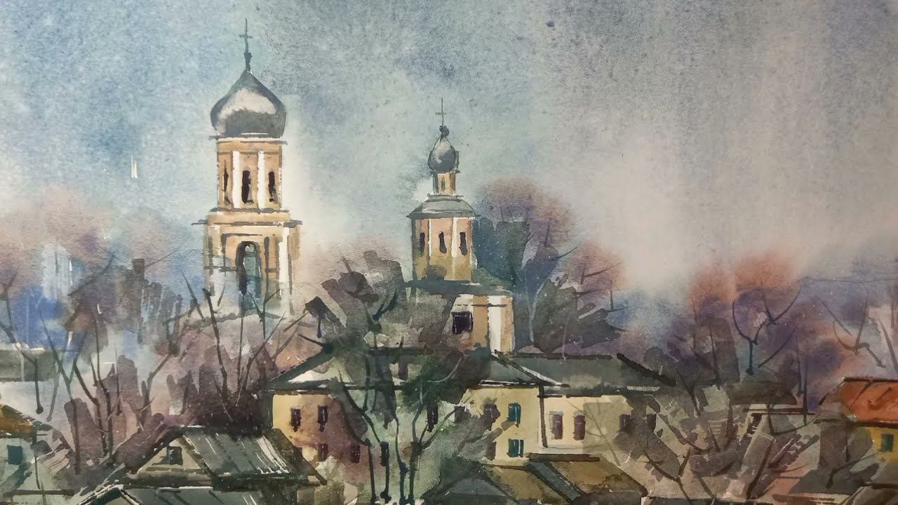 Валдай, последний день осени, акварельная меланхолия смотреть онлайн