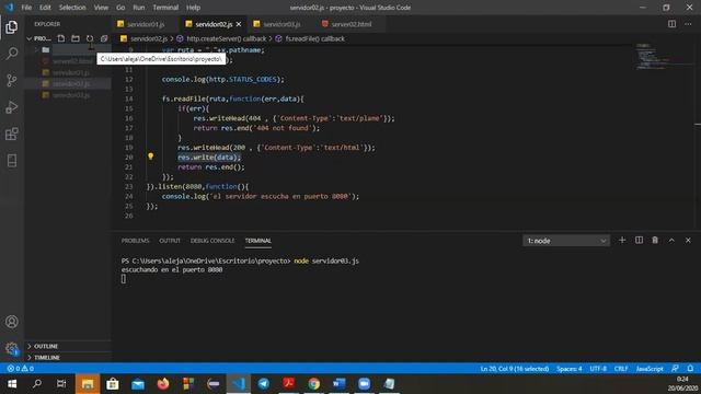 3. Devolviendo JSON de Node JS Web Servers смотреть онлайн