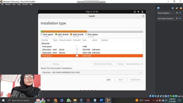 Instalasi Ubuntu Desktop dengan Oracle Virtual Box смотреть онлайн