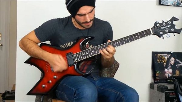 Warlock Electric Guitar HasGuitar Rock Solo Am