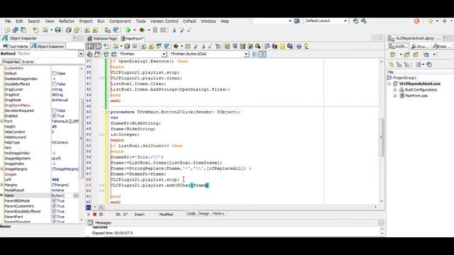 Media Player VLC ActiveX Delphi tutorial смотреть онлайн