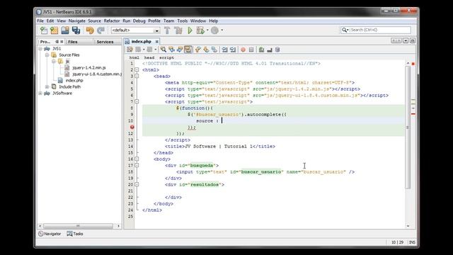 Tutorial jQuery + PHP - Autocomplete Parte 1/2 смотреть онлайн
