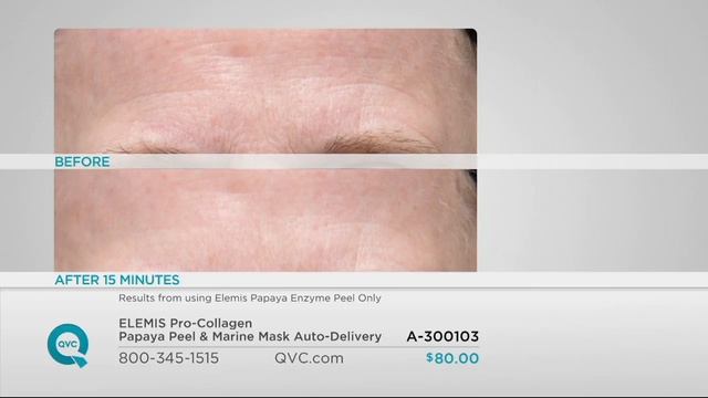 ELEMIS Pro-Collagen Papaya Peel & Marine Mask Auto-Delivery on QVC смотреть онлайн