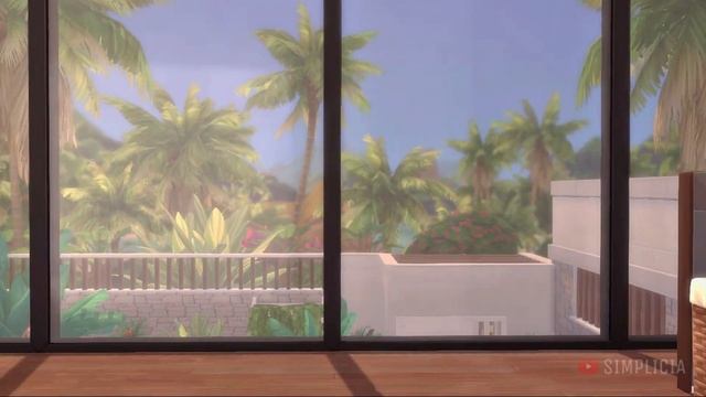 Modern Beach Villa | Honeymoon Getaway | No CC | Stop Motion Build | The Sims 4 смотреть онлайн