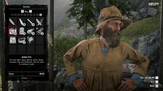 RDR 2: Sell Legendary White Bison Pelt