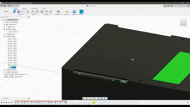 Создание корпуса для контроллера экспериментальной установки. смотреть онлайн