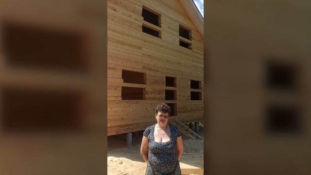 Отзыв о компании Моя Усадьба. Дом 8х10 из профилированного бруса 190х145 смотреть онлайн