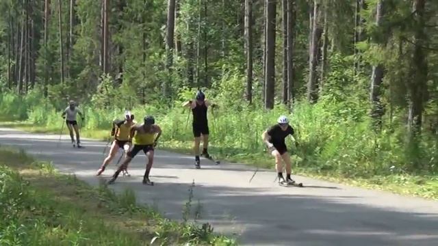 повторная тренировка на лыжероллерах Кирово-Чепецк ЛБК Перекоп