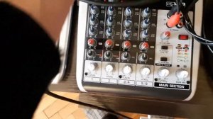 Подключение микшера Behringer XENYX Q802USB + XENYX Q1002USB