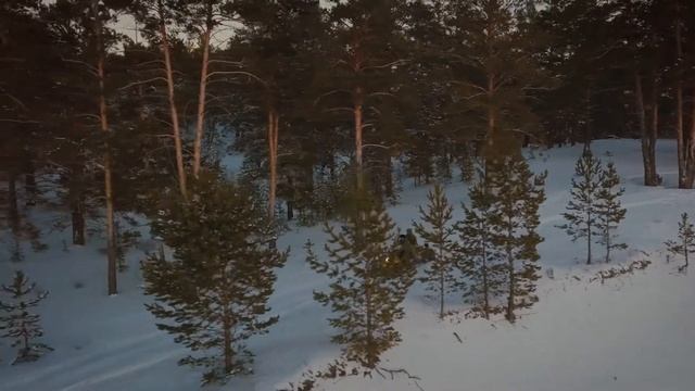 катание на снегоходе с DJI mavic pro смотреть онлайн