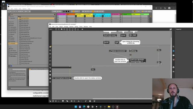 Lasse Munk Ircam SPAT / Max4Live / Binaural Setup + MaxMSP & Ableton Live Tricks