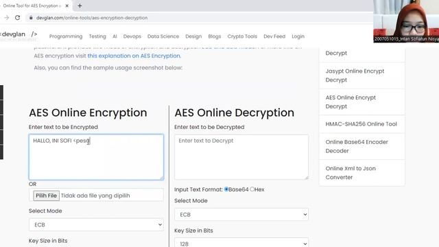Online Tool For AES Encryption and Decryption смотреть онлайн