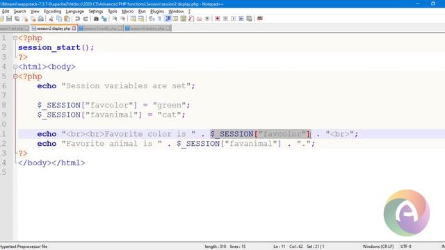 PHP Module 4 Part 4 || Advanced PHP Functions Part 2 || Headers, Sessions, Cookies with Examples смотреть онлайн