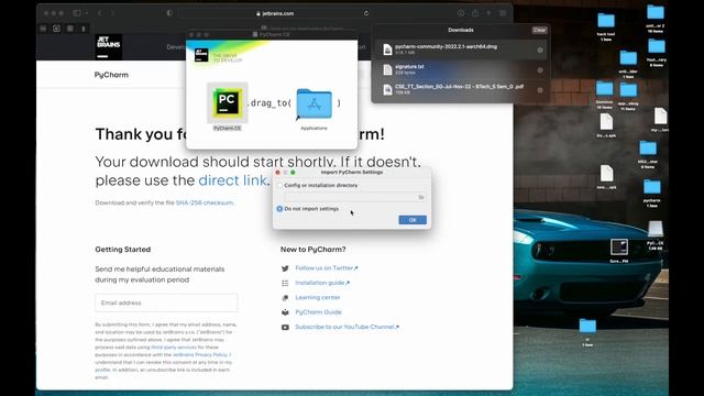how to install pycharm in Mac m1/m2 apple silicon chip смотреть онлайн