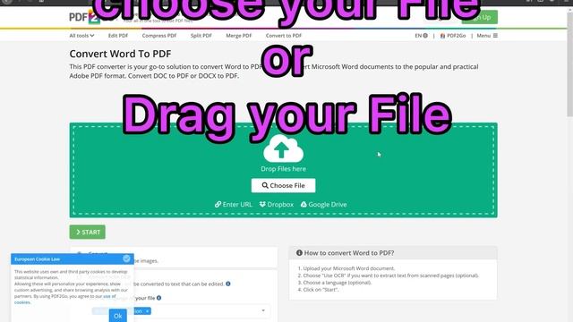 Convert Word To PDF Online For Free - DOC To PDF смотреть онлайн